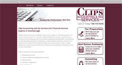 Desktop Screenshot of clipsaccounting.ca